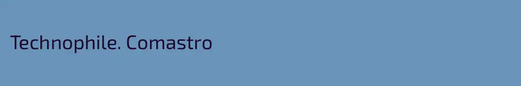 Technophile. Comastro